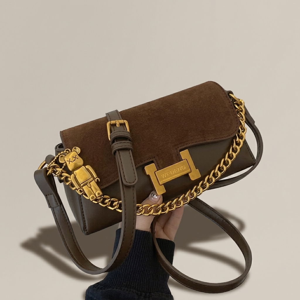 Vintage Chain Crossbody Bag