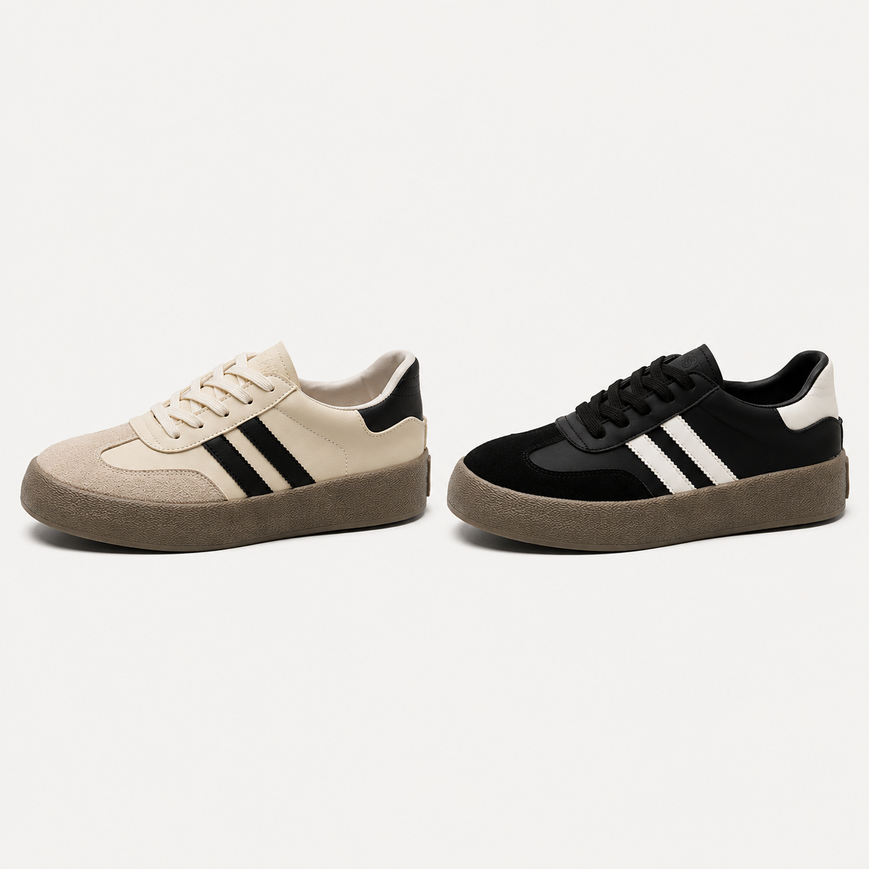 Unisex Retro Lace-Up Sneakers