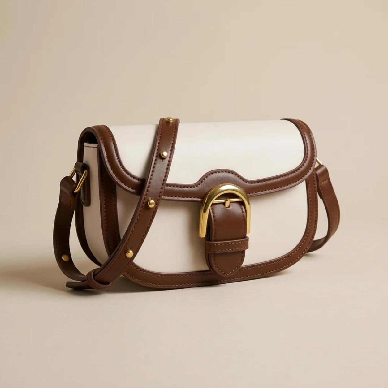 Elegant Buckle Crossbody Bag