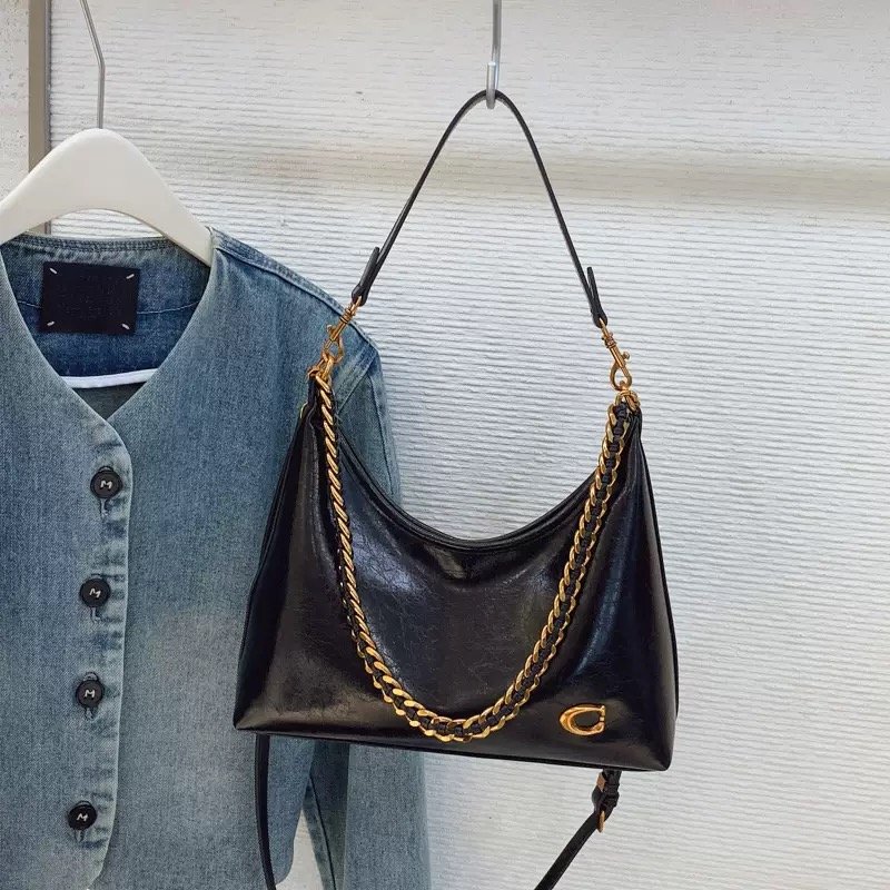 3 Strap Chain Shoulder Bag - Image 2