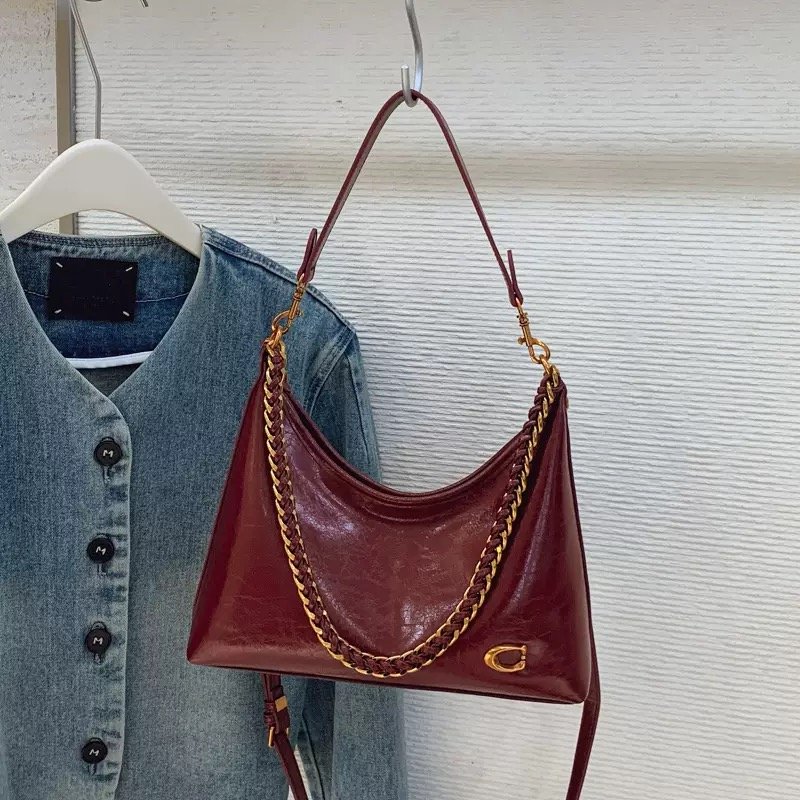 3 Strap Chain Shoulder Bag - Image 3
