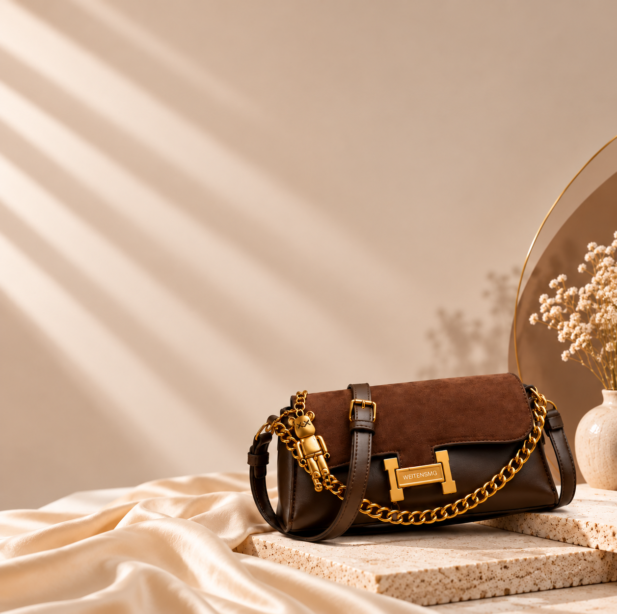 Vintage Teddy Chain Bag
